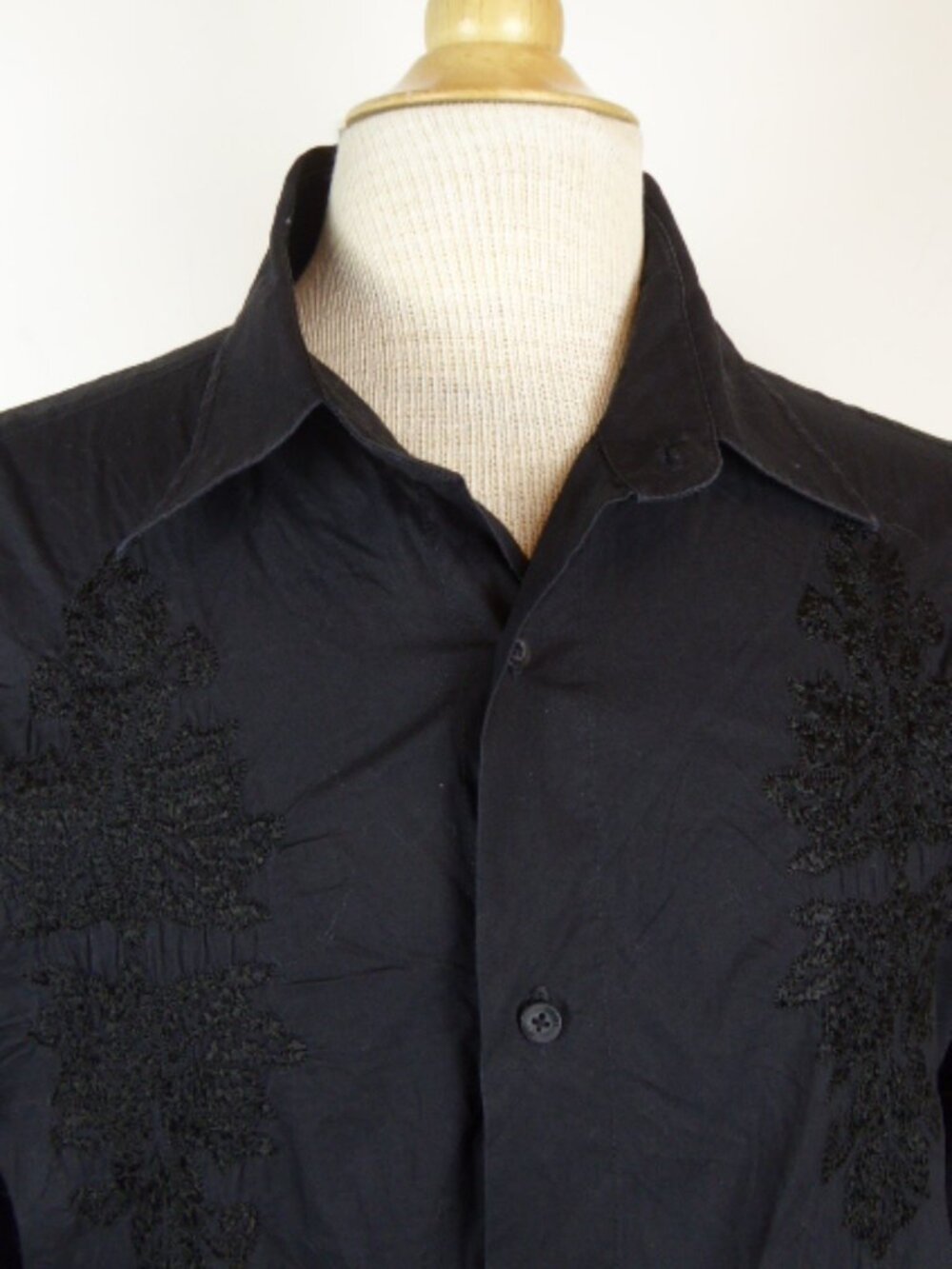ROBERTO CAVALLI JUST ITALY EMBROIDERED Shirt i54 L cotton